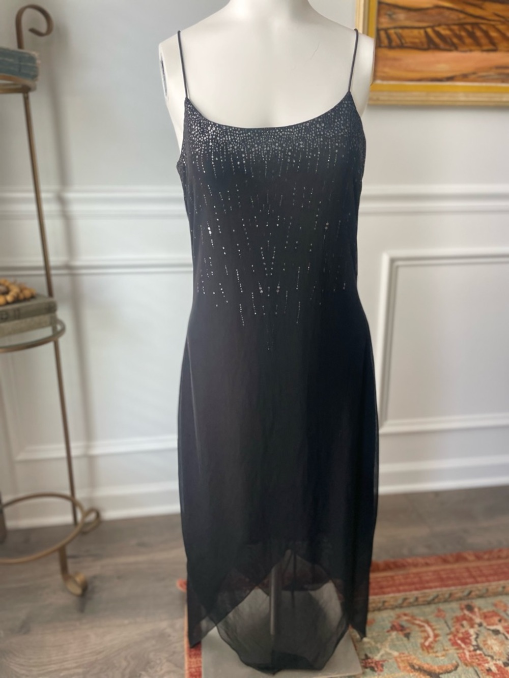 Whimsigoth Black Midi Dress